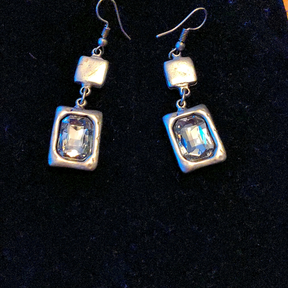 Silver designer earings